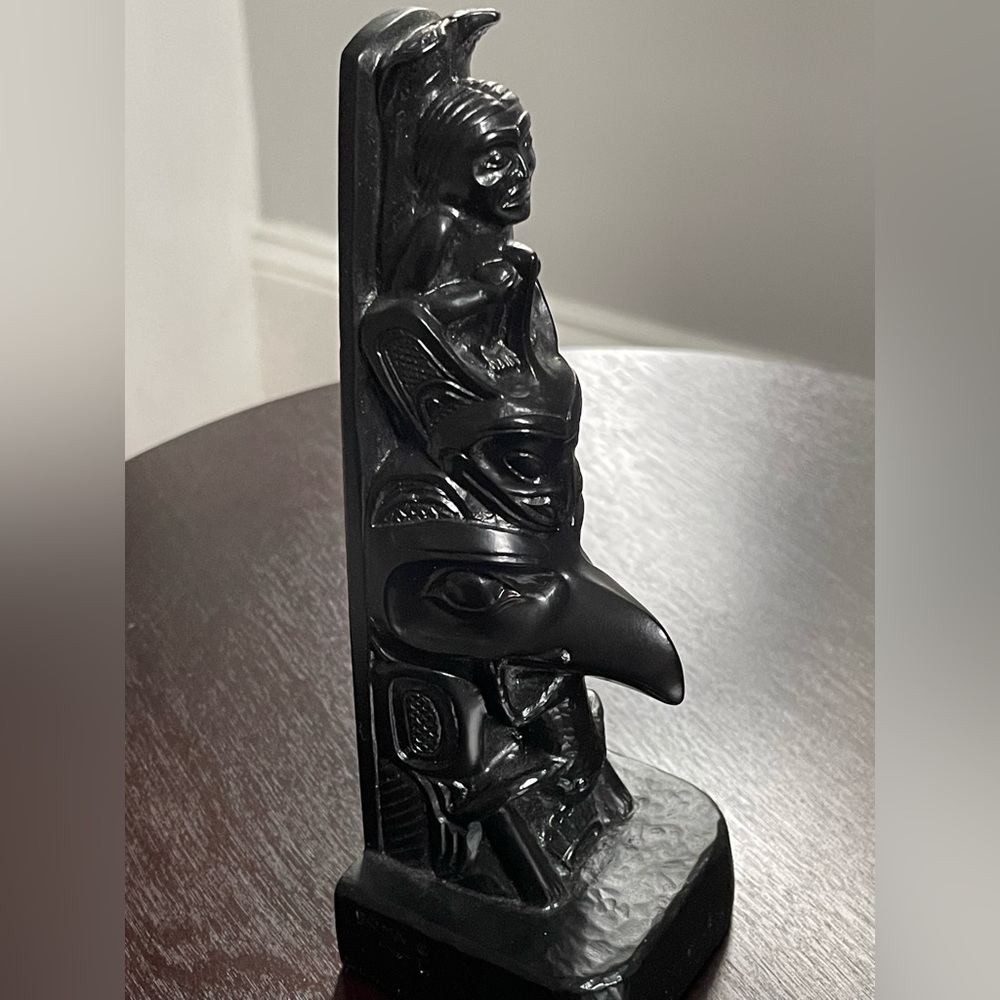 Vintage Signed BOMA 9 Totem Sculpture